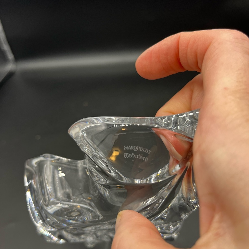 Marquis Waterford Crystal Oak Leaf Dish - Picture 7 of 15